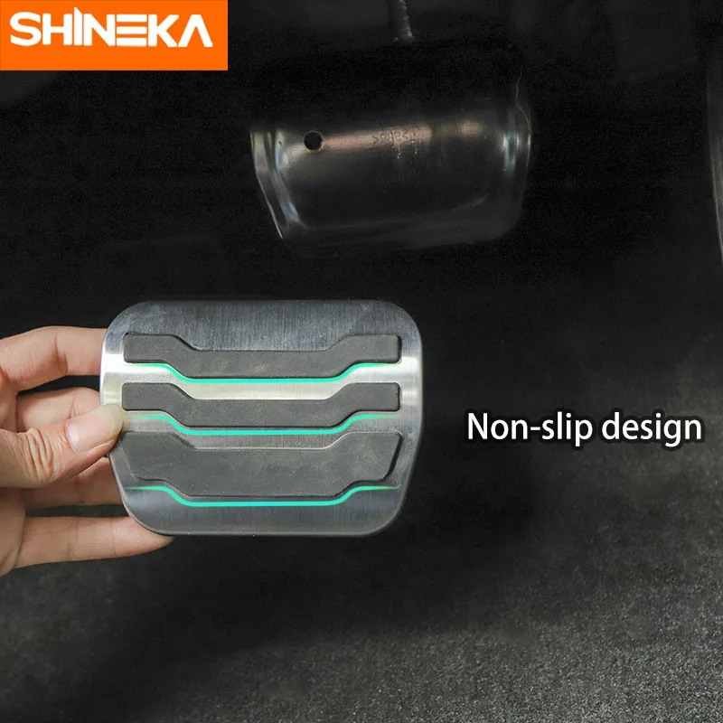 Педали SHINEKA для Ford F150 2009 2014 алюминиевые Нескользящие Топливные педали тормоза