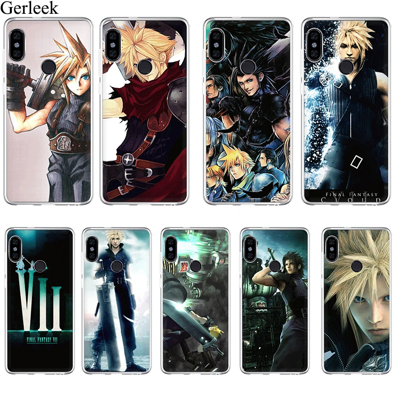 

Phone Cover Case Final Fantasy VII FF7 For Xiaomi Mi 5 5s 6 8 SE A1 A2 5X 6X Lite Mix 2S F1 Shell