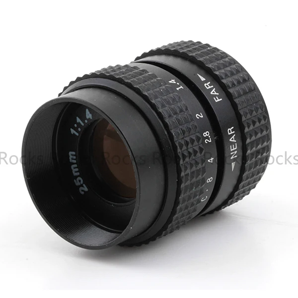 ТВ объектив Pixco 25 мм для телевизора 1/1 куб. См + Крепление C Nikon 1 J5 J4 S2 V3 AW1 J3 J2 J1 V2 S1 V1|c