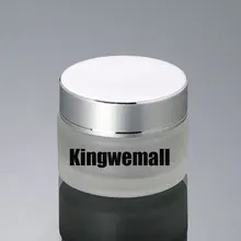 300 шт./лот Ёмкость 50g 50 мл матовое Стекло баночка для крема, упаковка для косметики EY10