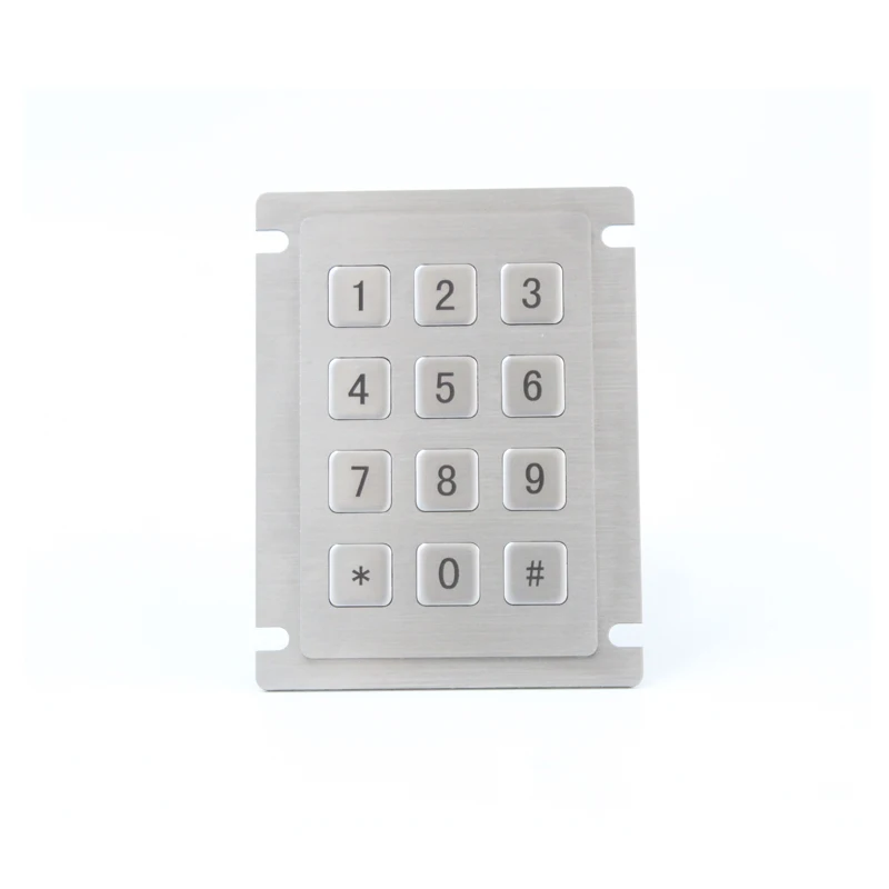 Металлическая USB клавиатура с 12 клавишами 3x4 клавиатурой промышленный киоск из