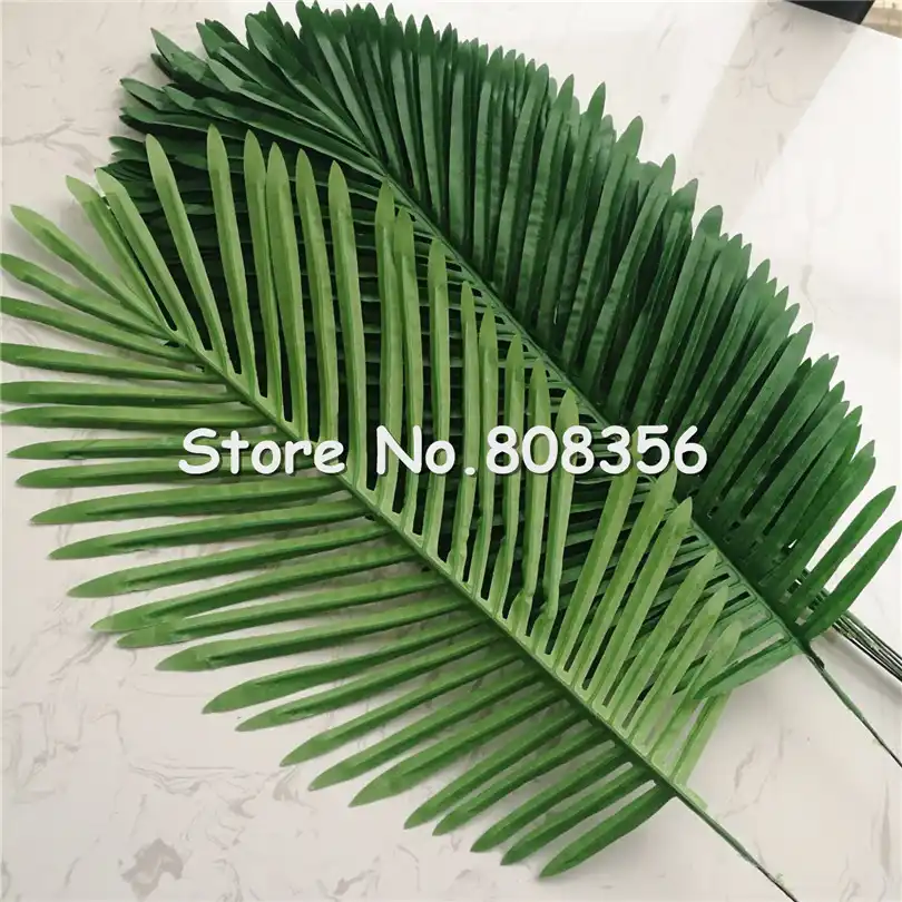 10p Artificial Plants Palm Tree Leaf Faux Leaf Plant Palm Sunday Leaf