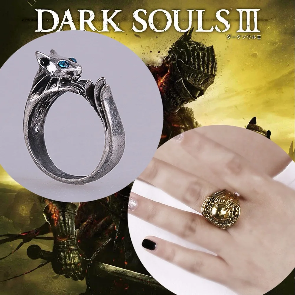 Кольцо Dark Souls 3 металлическое кольцо для косплея аксессуары женщин и мужчин