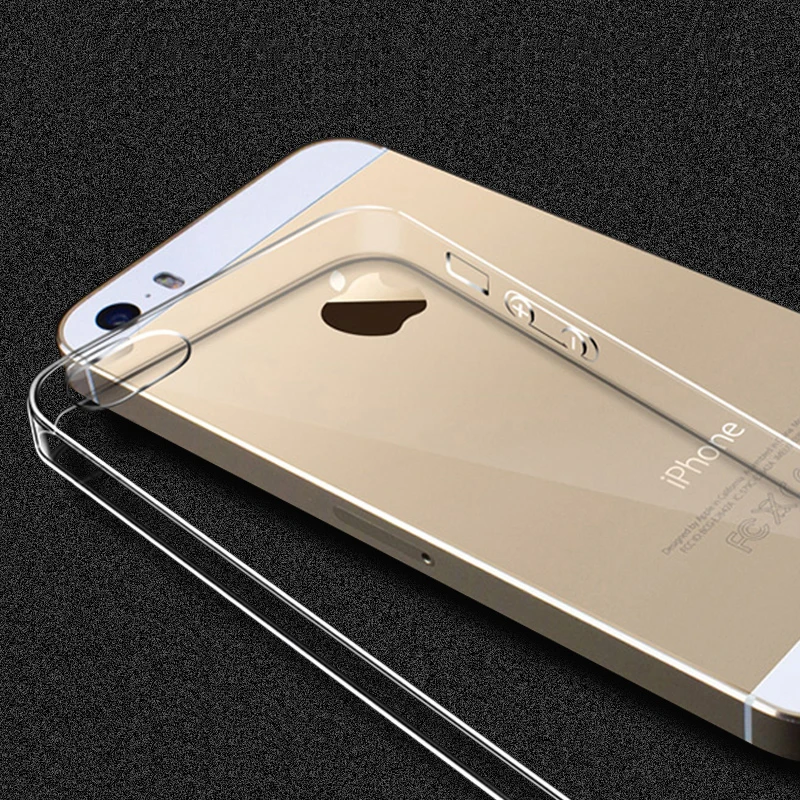

Transparent Ultra Thin Anti Shock Scratch Soft Silicone TPU Crystal Case For iPhone 5 5S SE 6 6S 7 8 Plus X XS Clear Cover