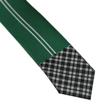 Мужские галстуки для костюма дизайн зеленый с белым вертикальным полосатым галстуком серый/черный клетчатый обтягивающий галстук 6 см платье рубашки Свадебные