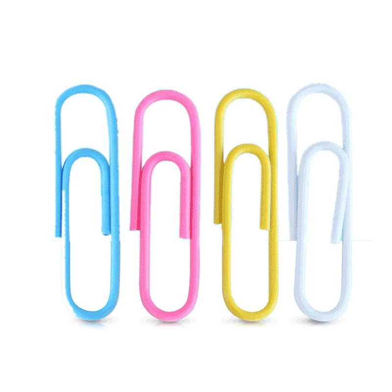 

Roll over image to zoom in 33mm Company Paper Clips, 500 Per Box, random color