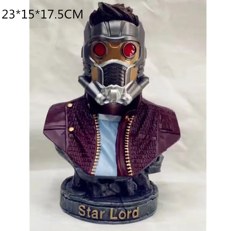 

Avengers:Infinity War Superhero Star-Lord 1/4 Bust Guardians Of The Galaxy PVC Action Figure Collection Model Toy L2379