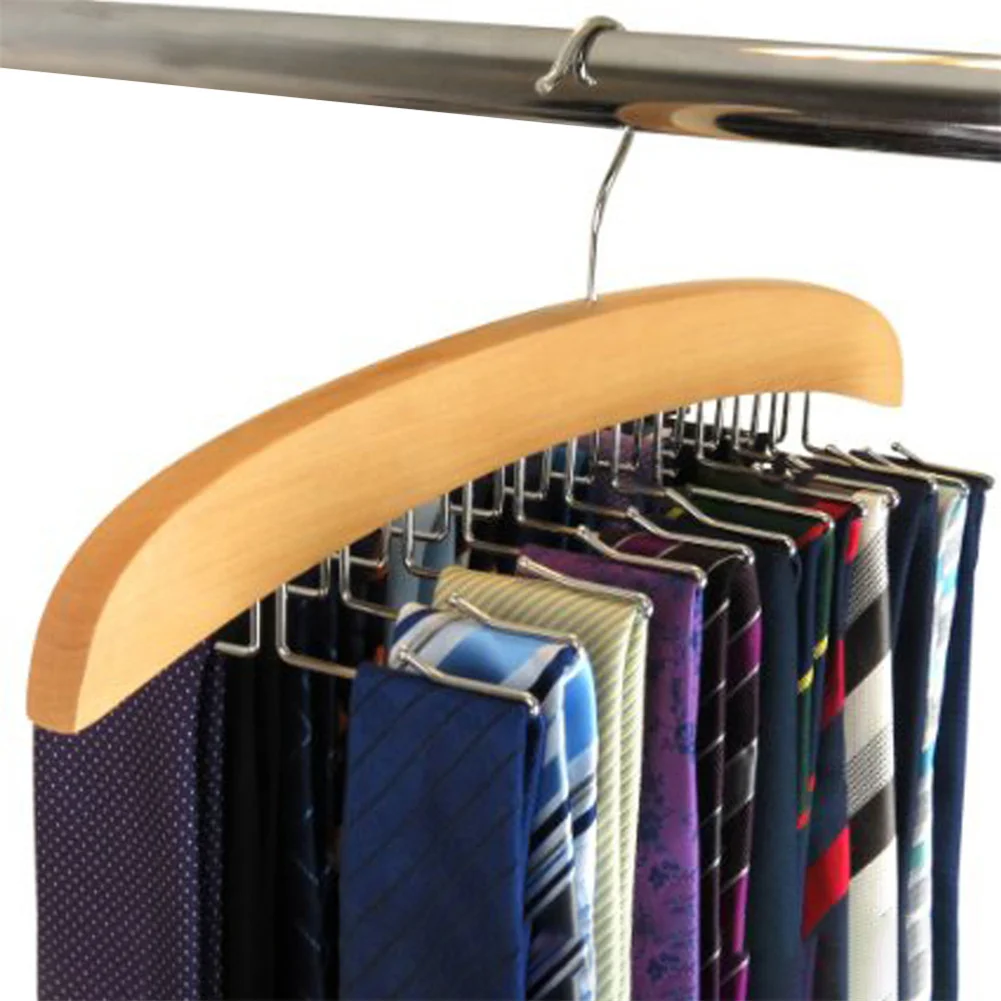 Multifunction Storage Rack Necktie Tie Hanger Scarf Closet Multifunction Storage Rack Necktie Tie Hanger Scarf Closet Organizer Rackholder With 24 Hooks For Home