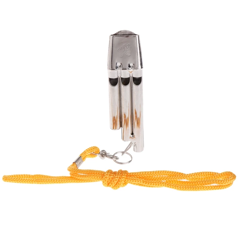 Stainless Steel High Frequency Decibel Survival Sport Referee Three