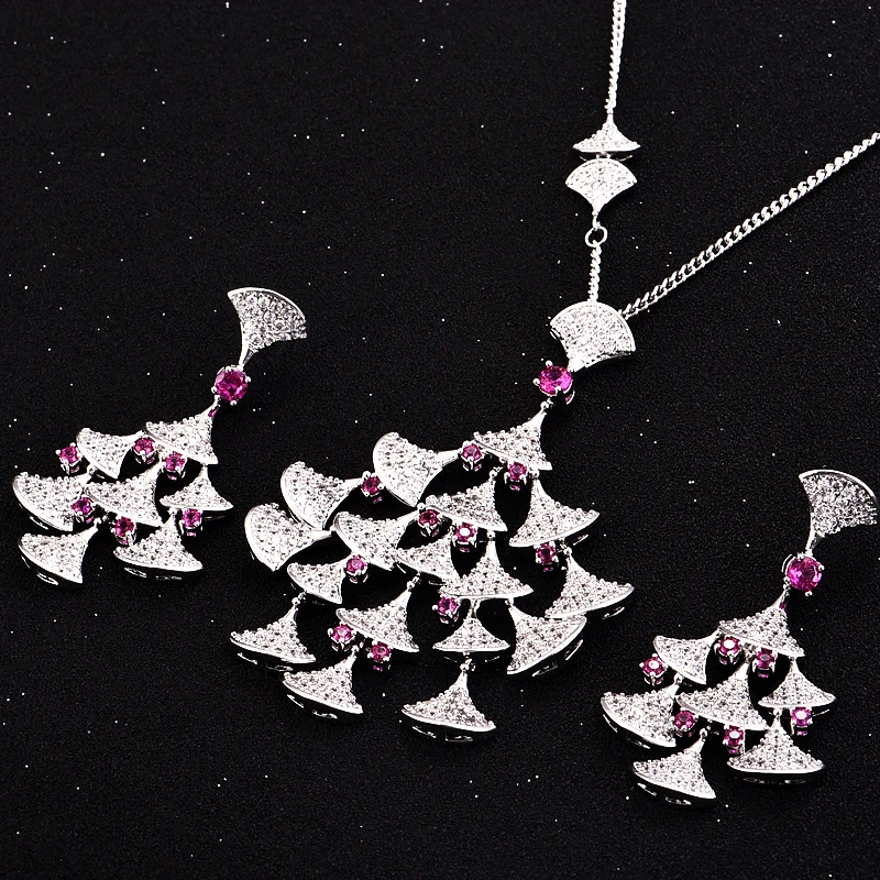 Hiневесты Роскошный белый золотой цвет Длинные звенья цепи ожерелье Разноцветные