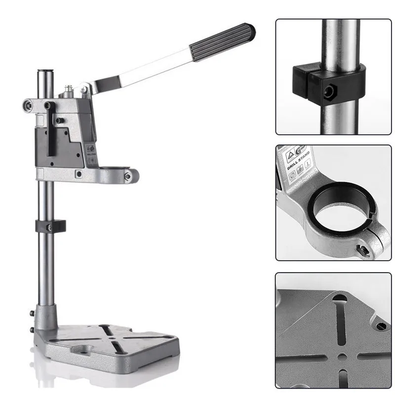 Универсальный электрический сверлильный станок, подставка для сверла, стол для сверла с тяжелой рамкой и литым металлическим основанием