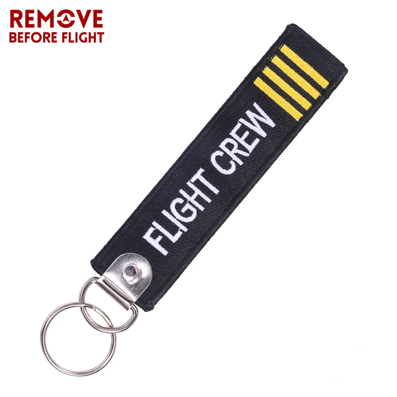 

Flight Crew Keychain for Aviation Gift Promotion Christmas Gifts Keychains Luggage Tag Embroidery Crew Key Chain Fashion Jewelry
