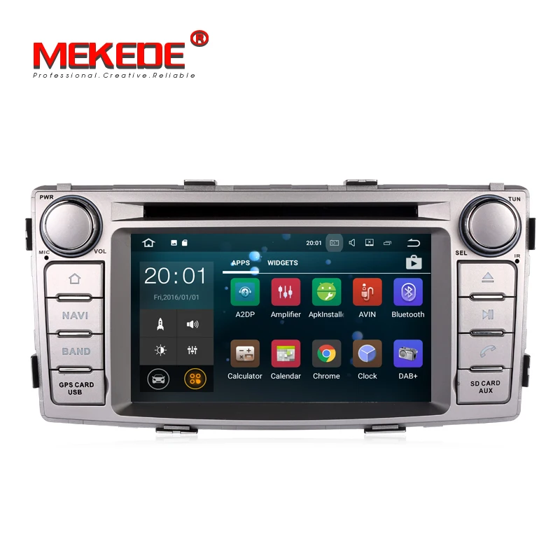 Best PX3 Android 7.1 2G RAM CAR DVD FOR TOYOTA HILUX / Fortuner 2012-2015 car audio gps player stereo head unit Multimedia build in 1