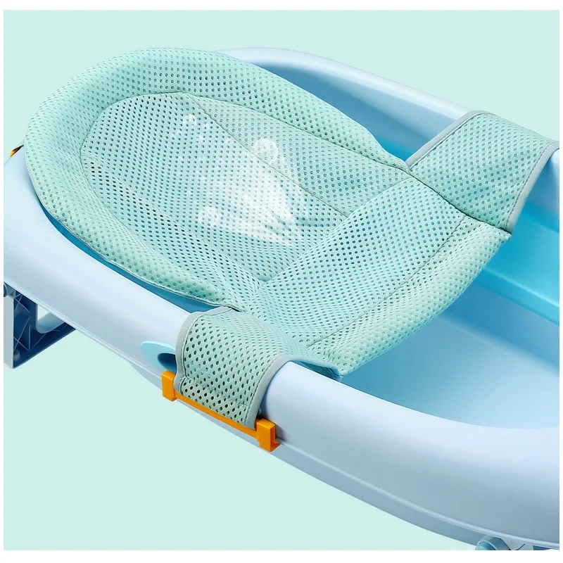 Baby Bathing Pad Shower Bath Tub Pad Seat Support Mat Foldable Infant Anti-Slip Soft Bathtub Pillow Newborn Seat Cushion tub pad