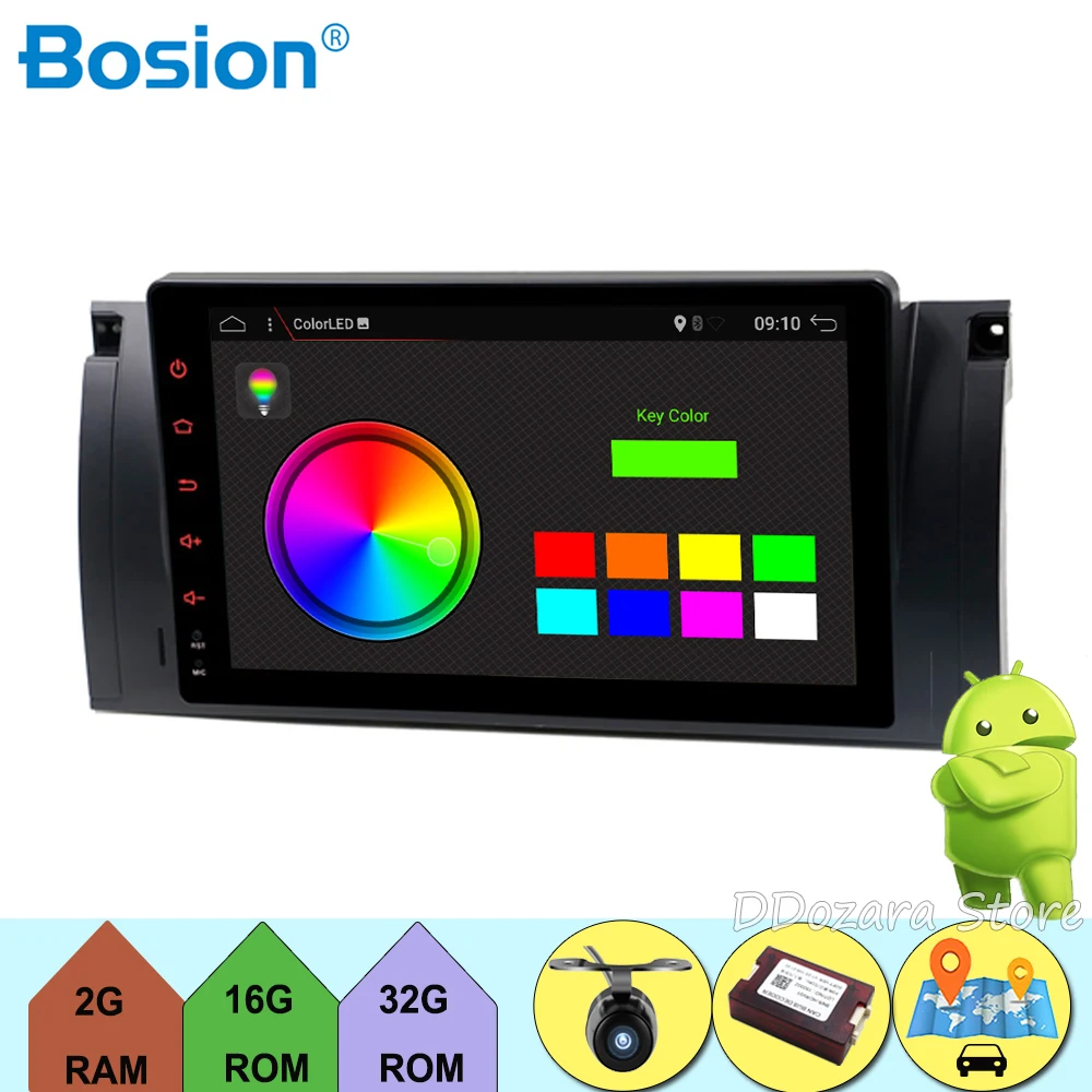 

2 GB RAM Android 7.1 Car DVD Player for BMW E39 E53 with Radio WiFi Bluetooth GPS Navigation