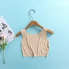 NEW 2022 Summer Sleeveless tank Tops Women seamless Ice Silk Vest Female Sexy short Solid Camisole Plus size 4XL ► Photo 3/6
