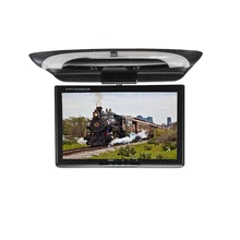 Monitor de pantalla LED TFT 9 pulgadas Monitor de techo de coche Monitor abatible con 2 entradas de vídeo