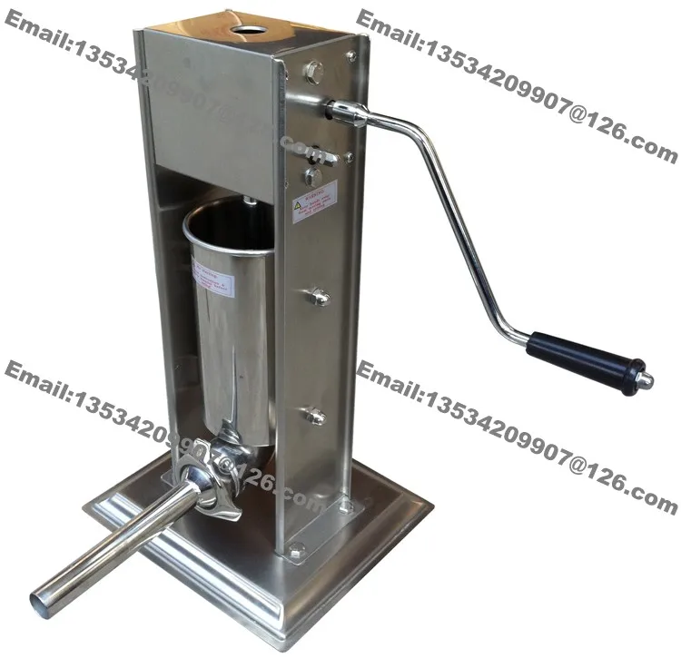 

Good Quality Stainless Steel 2L 3L Home Vertical Meat Sausage Stuffer Filler Funnel Sausage Salami Maker Sausage Making Machine