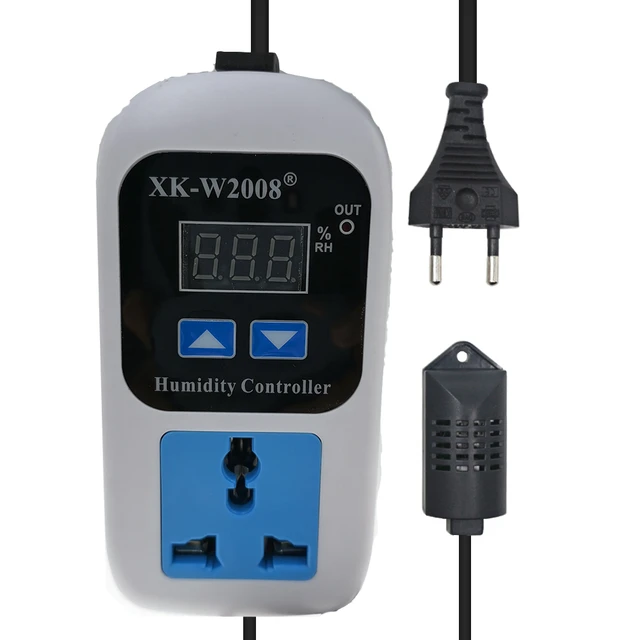 110-220V Digital Humidity Controller Hygrostat Moisture Control Switch  Socket
