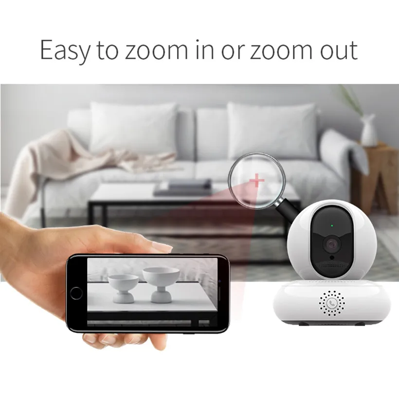 

New 1080P IP Camera Security CCTV Camera 360 Degree PTZ Infrared Night Vision Cloud Storage Remoto WiFi Camera Baby Monitor