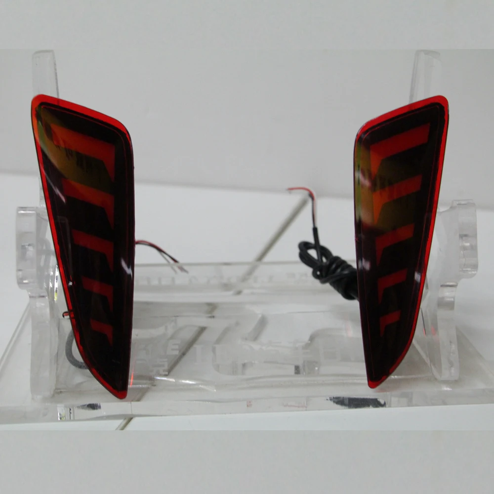 red brake lights