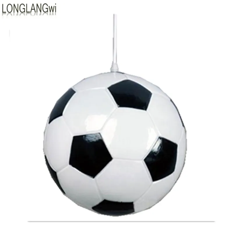 

Modern Minimalist Football Chandeliers Creative Children Bedroom Lamp Chandelier Lamp Light Fixtures Dia 25cm AC110-240V