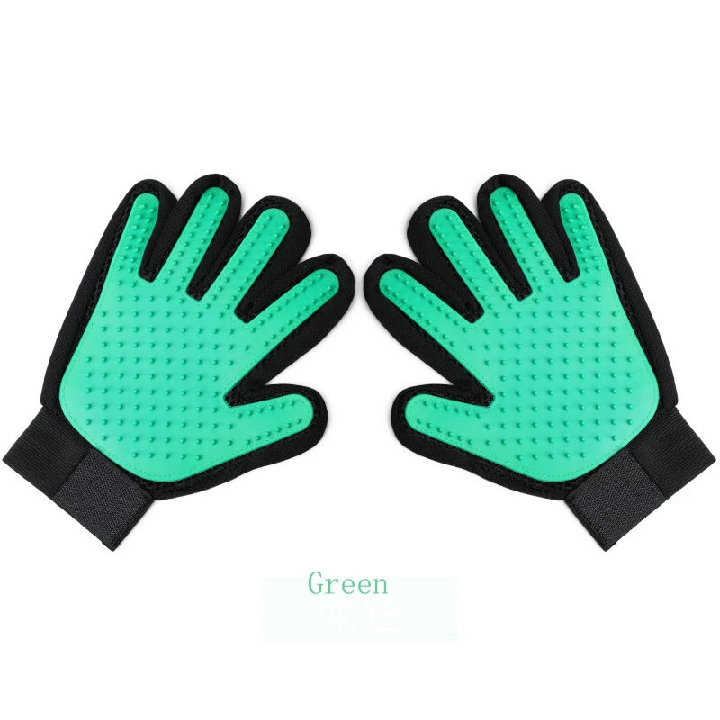 Силиконовые щетки для домашних животных перчатки Deshedding Toolls нежный эффективный