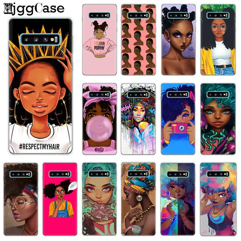 Melanin Poppin Aba Black Girl For Samsung Galaxy S10Plus S10E S10 Lite 5G + Cover For Samsung M10 M20 Soft TPU Case Phone Bags Melanin Poppin Aba Black Girl For Samsung Galaxy S10Plus S10E S10 Lite 5G + Cover For Samsung M10 M20 Soft TPU Case Phone Bags