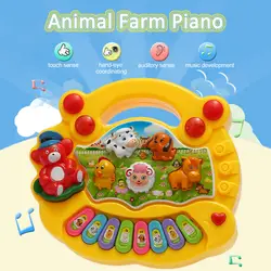 2018 детские музыкальные развивающие Скотный двор Фортепиано Электронная клавиатура музыкальный развития игрушки для детей