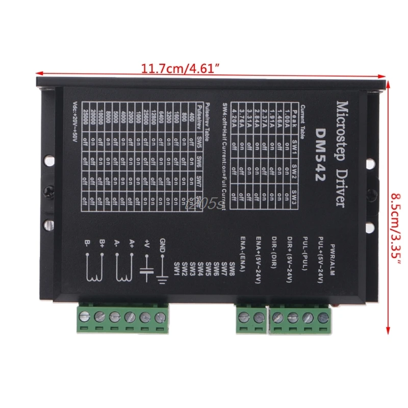 

DM542 Stepper Motor Driver For 57 86 Series 2-phase Digital Stepper Motor Driver Q02 Dropship