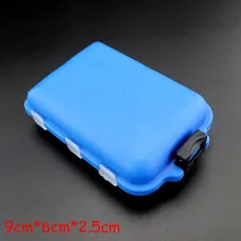 3 шт. нежные пластиковые рыболовные снасти коробки крючок 10 отсеков чехол для хранения Открытый рыболовные Вертлюги приманки инструмент для хранения