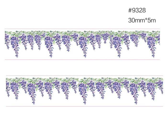12 видов конструкций! Цветы/девочки/мальчик/Птица/собака/Череп узор японский Васи декоративный клей DIY маскирующая бумага клейкая лента наклейка этикетка - Цвет: 9328