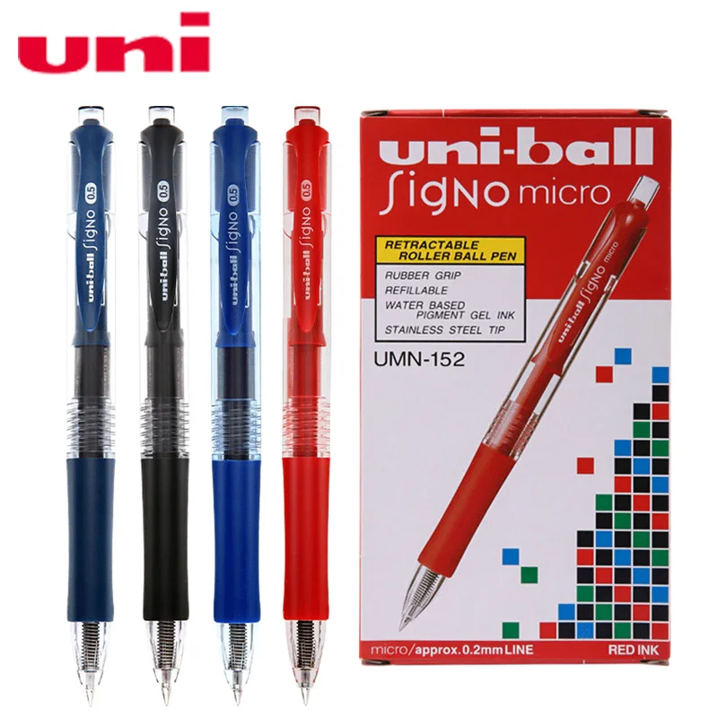 6 шт./лот Mitsubishi Uniball UMN 152 Signo гелевая ручка 0 5 мм