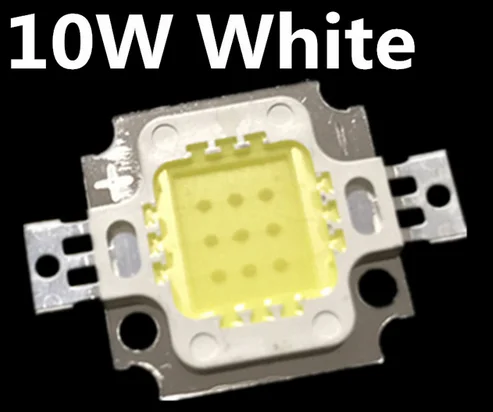 Бесплатная Доставка 100 шт. 10 Вт светодиодный 10 Вт белый 800-900LM светодиодный лампы IC SMD лампы дневного света белые Мощность светодиодный 6000-6500 К