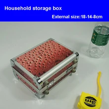 Алюминиевый ручной небольшой ящик для инструментов, многофункциональный бытовой ящик для инструментов и оборудования, коробка для ювелирных изделий