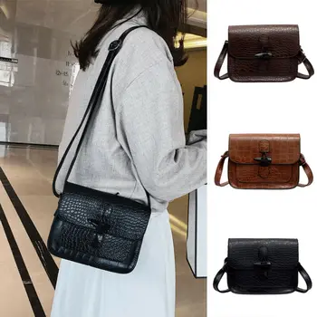 

Ladies Cross Body Messenger Bag Solid Flap PU Zipper Women Shoulder Bags Mini Casual Female Satchel Handbag Wallet