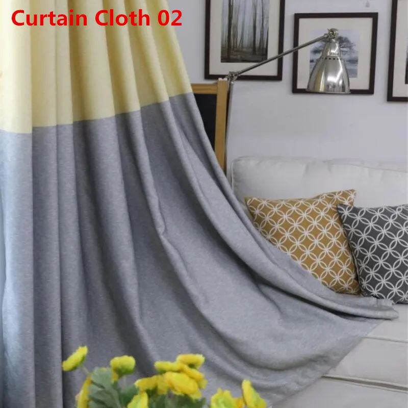 Штора для гостиной, синяя, кухонная, тюль, на окно, для спальни, роскошная желтая штора, прозрачная ткань, драпировка, лечение, X391#30 - Цвет: Curtain Cloth 02