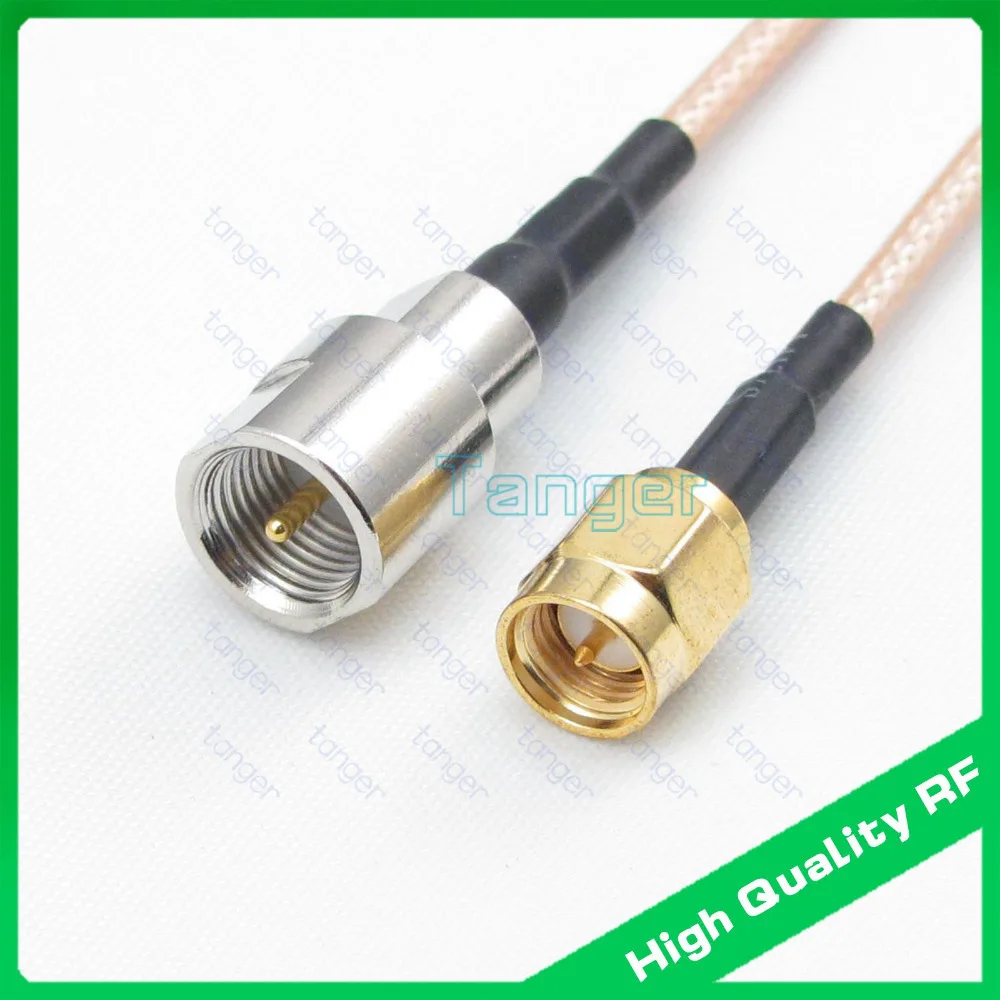 

High quality RF cable 20inch FME male to SMA male plug straight connector with 50cm RG316 RG-316 Coaxial Pigtail Low Loss cable