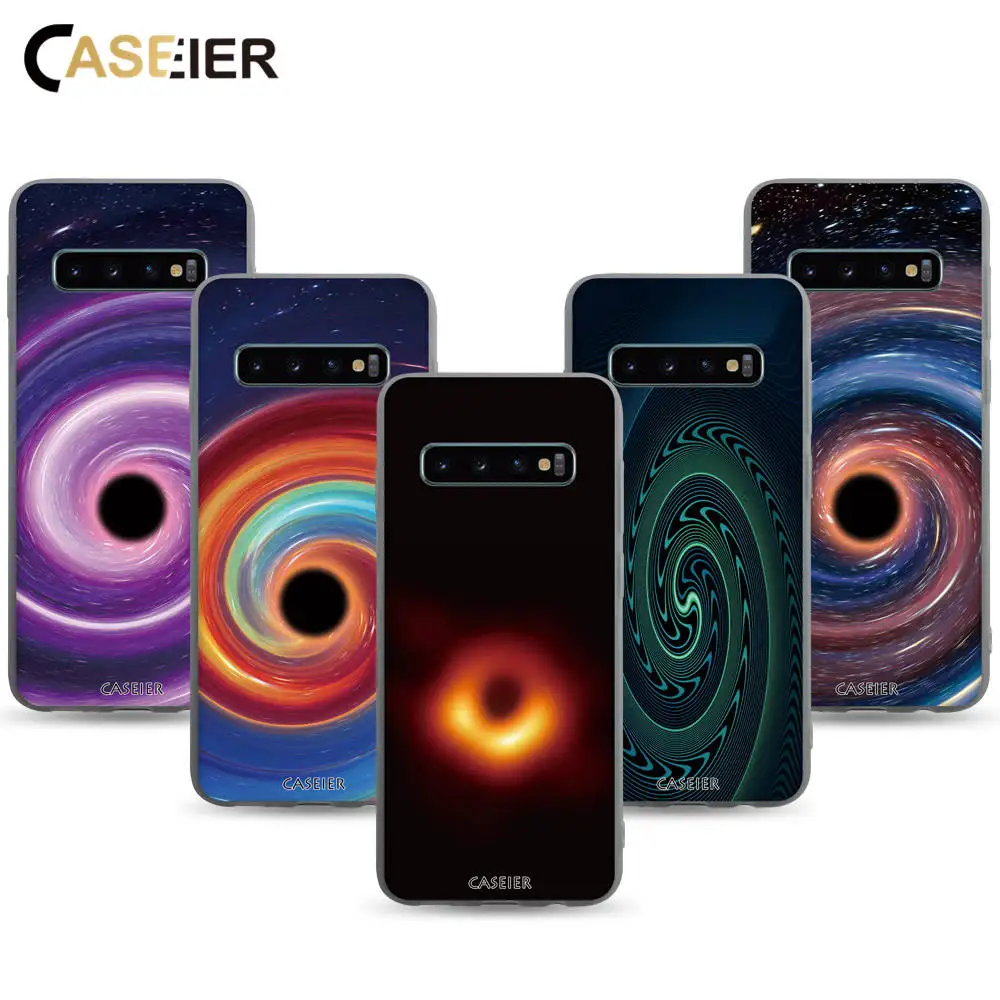 

CASEIER Black Hole Case For Samsung Galaxy S7 S8 S9 S10 Plus J3 J5 J7 A5 2017 TPU Phone Case For Samsung A7 2018 Note 8 9 S7 Bag