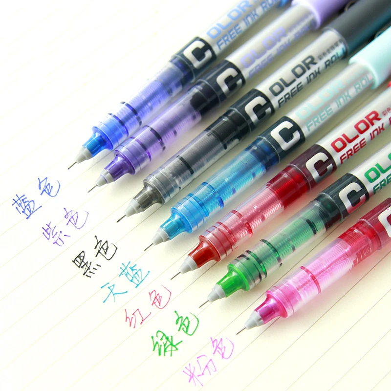 

0.38mm Cute Colorful Ink Gel Pens Creative Kawaii Marker Pen For Kids Students Writing Gift Stationery Office School Supplies