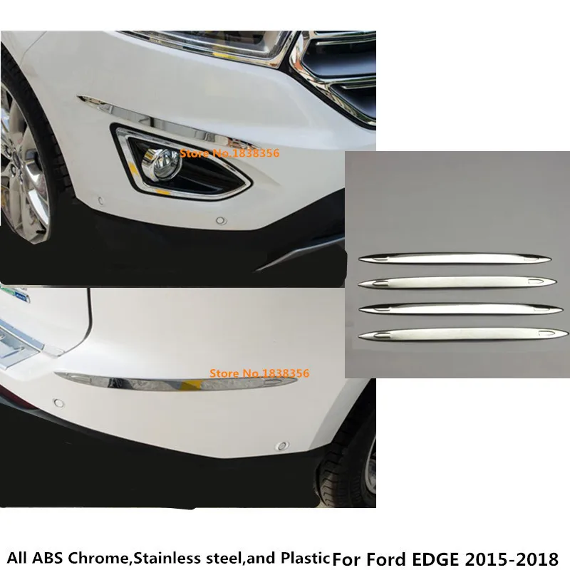 Для Ford EDGE 2015 2016 2017 2018 кузов автомобиля передний + задний бампер Защита углов