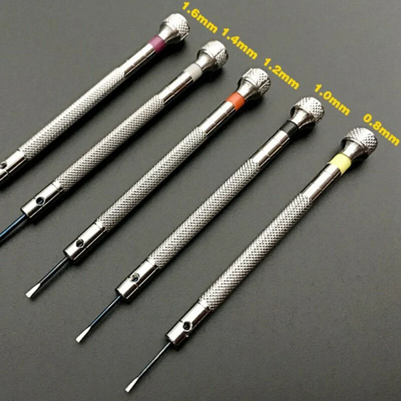 

5pcs/set Small Screwdriver Kit Slotted Hand Repair Tools Set for Watches Computer chrome-vanadium steel