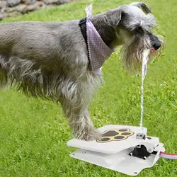 STCW110 Портативный Открытый собак Pet питьевой собачка активированный фонтан шланг подачи воды # XTN