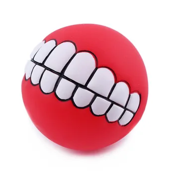 

Outlets Super Thick Vinyl Sound Bite-resistant Pet Dog Speelgoed Teeth Ball Funny Toys Stress Air Ball Outdoor Fun Sports Random