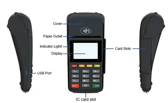 Электронный потребитель с полным SDK и выдающимся принтером, NFC Handheld Android Mobile EFT платежный терминал