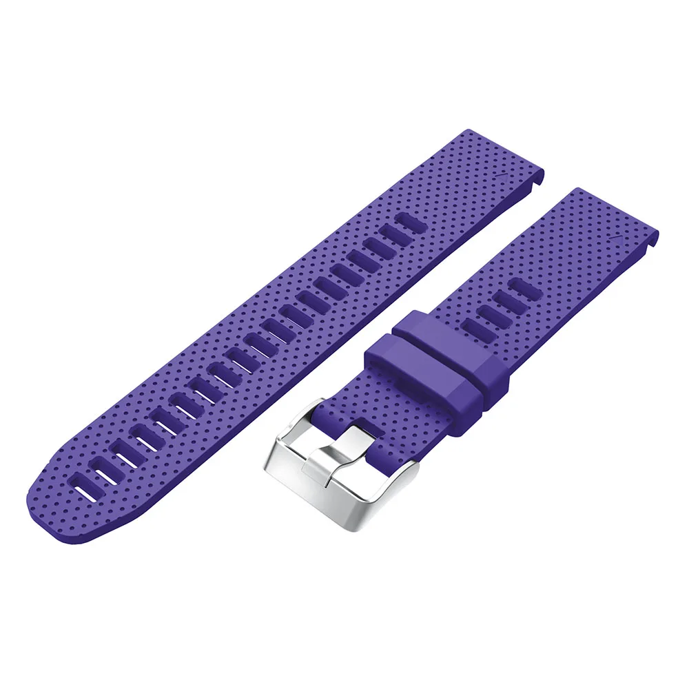 20 мм ремешок для часов Ремешок для Garmin Fenix 5S/5S Plus ремешок для часов быстросъемный силиконовый ремешок для Garmin Fenix 5S браслет - Цвет: Фиолетовый