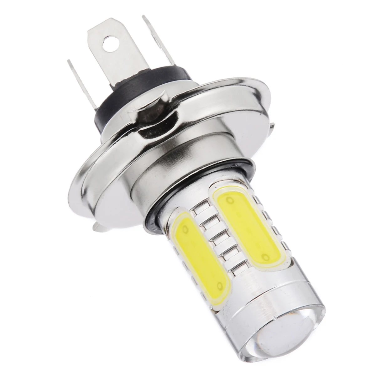 Mayitr 1pc H4 9003 COB LED Hi/Lo Beam Motor Headlight Bulb 30W 6000K High Power White Motorcycle Headlight For Motor Accessories