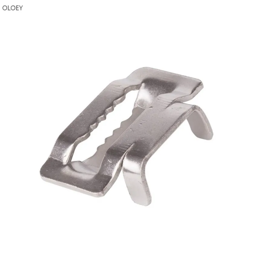 

10PCS 304 Stainless steel tied teeth button box pole pack button sign traffic sign button buckle 8 10 12 16 20MM