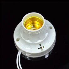 Высокое качество E27 база лампа винтовой разъем звук голосовой светильник переключатель держатель Pro светильник ing аксессуары AA