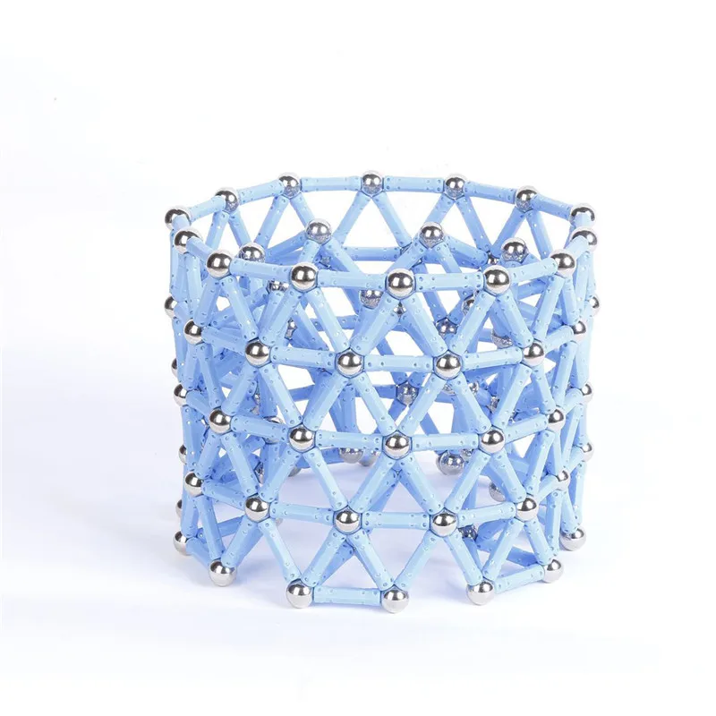Magnetic Building Blocks Construction Toys Magnet Toy Bars Metal Balls For Kids DIY Designer Educational Children